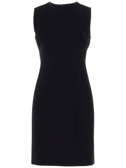 Sleeveless Fitted Midi Dress Black - THEORY - BALAAN 2