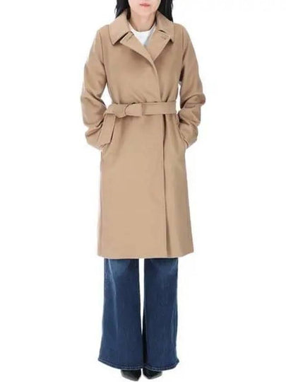 Bcollag Belted Double Coat Camel - MAX MARA - BALAAN 2