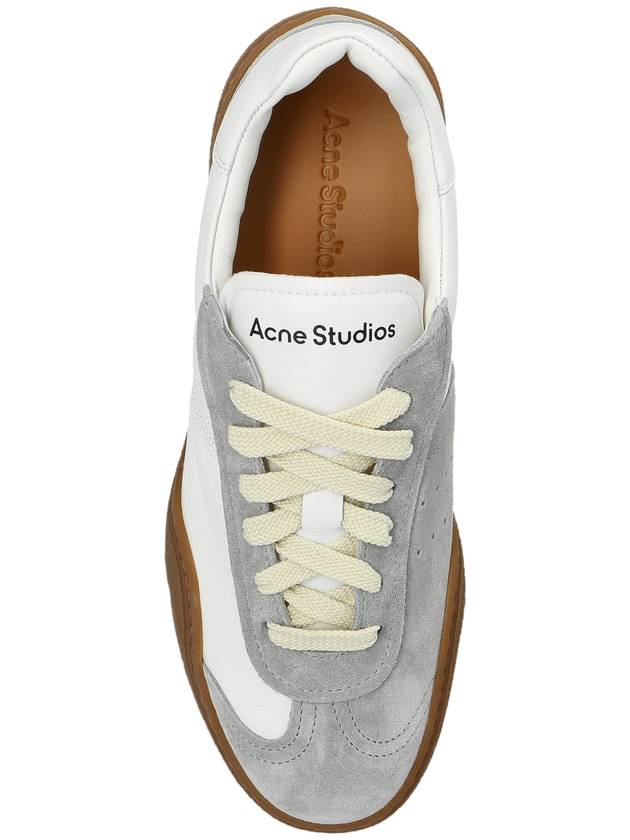 Panel Design Leather Low-Top Sneakers White - ACNE STUDIOS - BALAAN 7