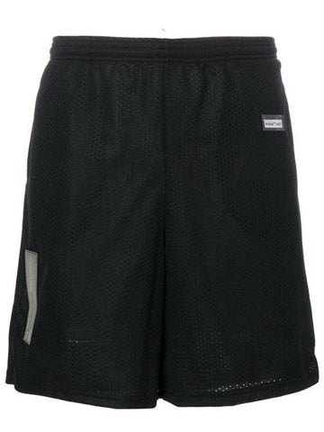 Logo Patch Track Shorts Black - OFF WHITE - BALAAN 1