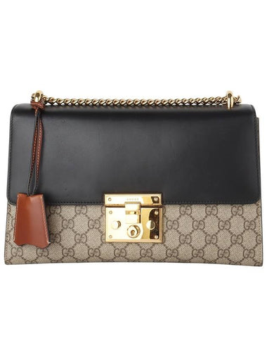 409486 GG Supreme Paddle Lock Shoulder Bag Large Department Store Invoice 33790 - GUCCI - BALAAN 1