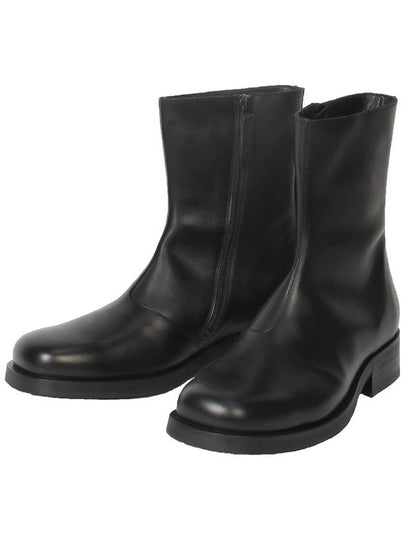 Zipper Camion Leather Ankle Boots Black - OUR LEGACY - BALAAN 2