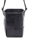 Intrecciato Cassette Small Bucket Bag Black - BOTTEGA VENETA - BALAAN 3