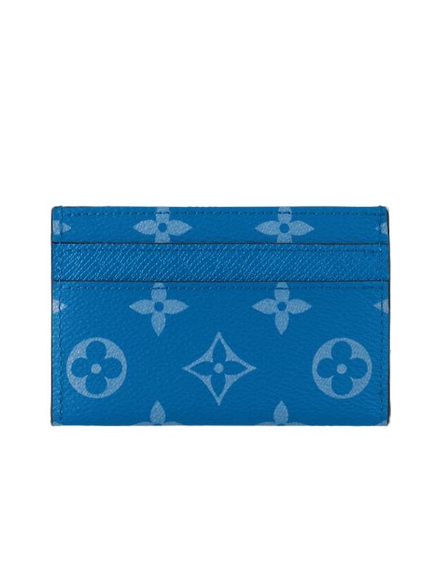 Porte Cartes Double Card Wallet Blue - LOUIS VUITTON - BALAAN 1