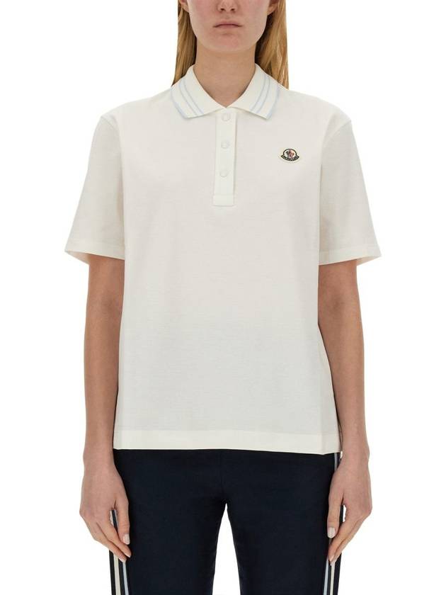 Moncler Polo With Logo - MONCLER - BALAAN 1