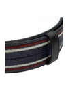 B BUCKLE35 MT F017 Buckle Belt Blue - BALLY - BALAAN 2