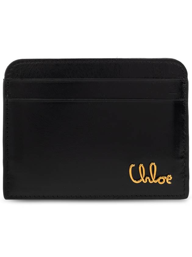 Chloé Card Holder Iconic, Women's, Black - CHLOE - BALAAN 1