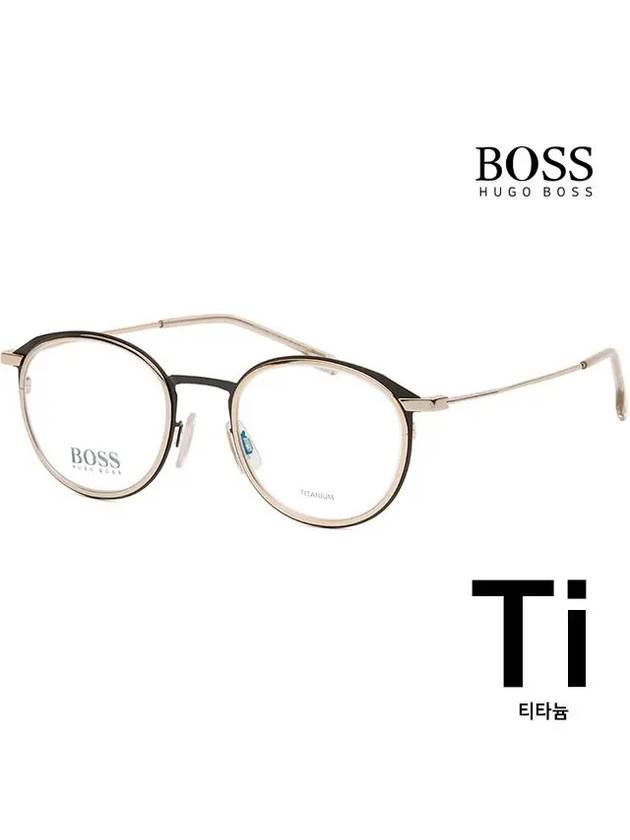 eyewear round glasses gold - HUGO BOSS - BALAAN 2