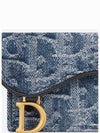 Saddle Bloom Card Wallet Oblique S5611CDCE - DIOR - BALAAN 4