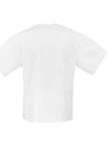 Logo Lettering Boxy Fit Short Sleeve T-Shirt White - MARNI - BALAAN 3