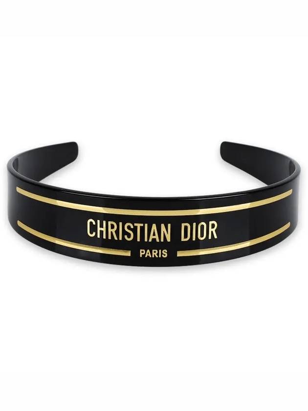 Signature Hairband Black - DIOR - BALAAN 2