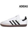 Kids Adult Sneakers Samba Indoor Soccer Shoes White Black IF1944 - ADIDAS - BALAAN 1