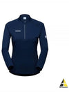 Aenergy FL ​​Half Zip-up Long Sleeve T-shirt Navy - MAMMUT - BALAAN 2