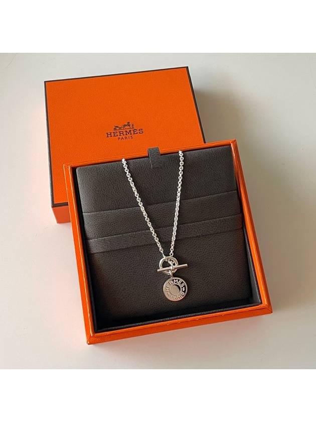 Clou de Selle Amulette Sterling Pendant Necklace Silver - HERMES - BALAAN 2