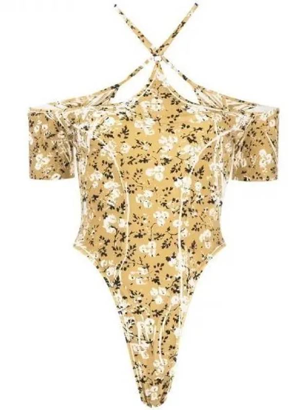 Knowles flower printing halterneck bodysuit 271252 - KNWLS - BALAAN 1