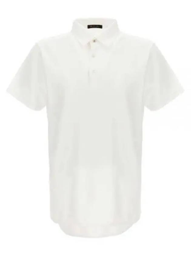 Loro Piana FAN5407 1005 Cotton Polo Shirt - LORO PIANA - BALAAN 1