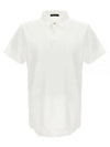 Men's Cotton Short Sleeve Polo Shirt White - LORO PIANA - BALAAN 2