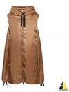 The Cube Greengi Waterproof Vest Brown - MAX MARA - BALAAN 2