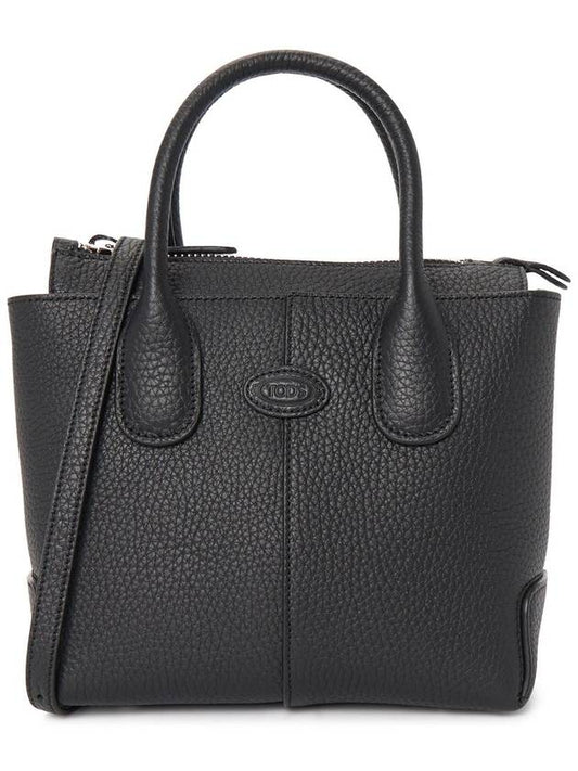 Di Leather Tote Bag Black - TOD'S - BALAAN 2