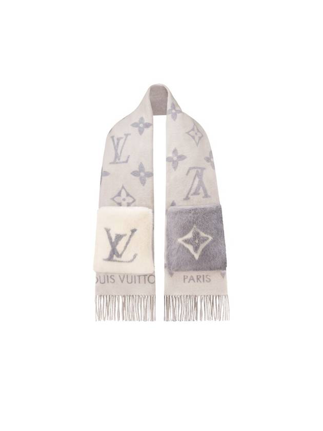 Cold Reykjavik Scarf Grey - LOUIS VUITTON - BALAAN 1