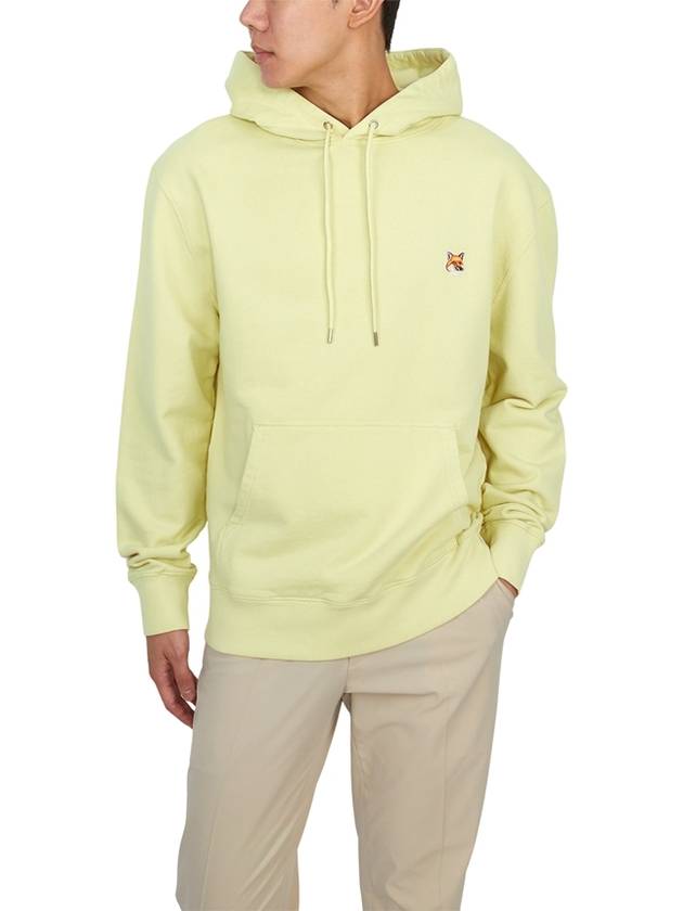 Fox Head Patch Regular Hoodie Chalk Yellow - MAISON KITSUNE - BALAAN 5