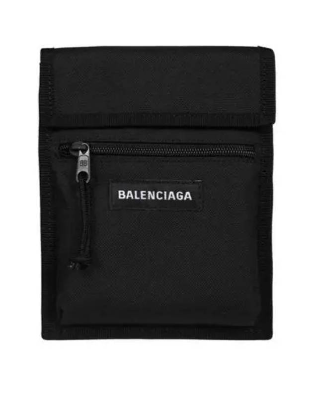 Explorer Small Strap Nylon Cross Bag Black - BALENCIAGA - BALAAN 2