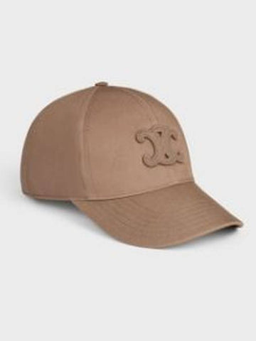 2AUG4969P 19CG Triomphe Baseball Cap Cotton - CELINE - BALAAN 1