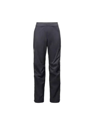 BLACK DIAMOND Fine Line Stretch Full Zip Pants WOMENS OAWAP742014 - BLACK & BROWN - BALAAN 1