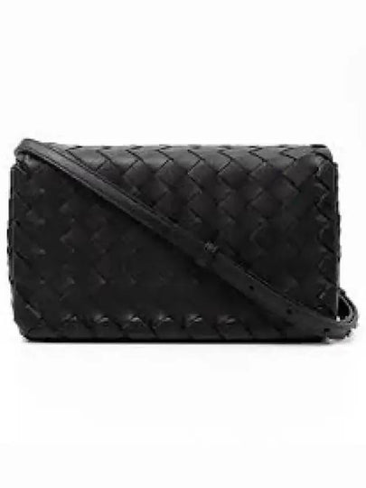 Intrecciato Cross Bag Black - BOTTEGA VENETA - BALAAN 2