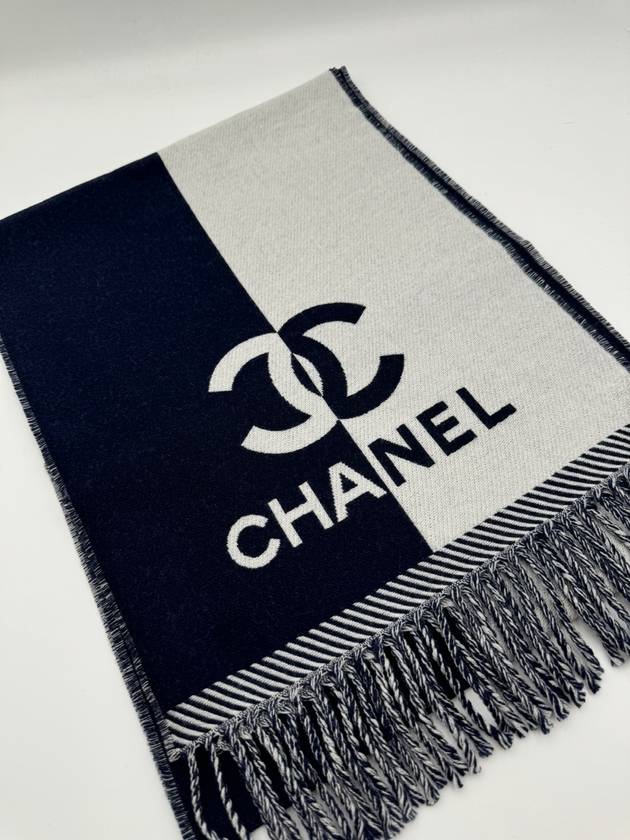 CC logo cashmere muffler AAA255 - CHANEL - BALAAN 2