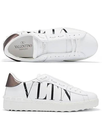 VLTN Logo Low Top Sneakers White - VALENTINO - BALAAN 2