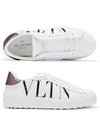 VLTN Logo Low Top Sneakers White - VALENTINO - BALAAN 3