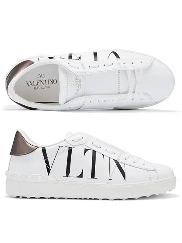 VLTN Logo Low Top Sneakers White - VALENTINO - BALAAN 3