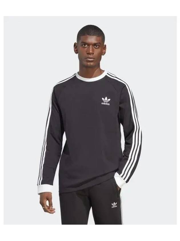 Classic 3S Long Sleeve T-Shirt Black - ADIDAS - BALAAN 2