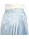 Gavino Long Pleated Skirt Blue - MAX MARA - BALAAN 11