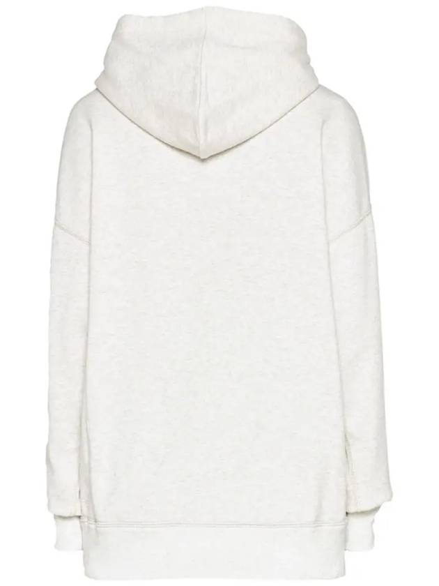 Mansel Logo Hoodie Ecru - ISABEL MARANT - BALAAN 4