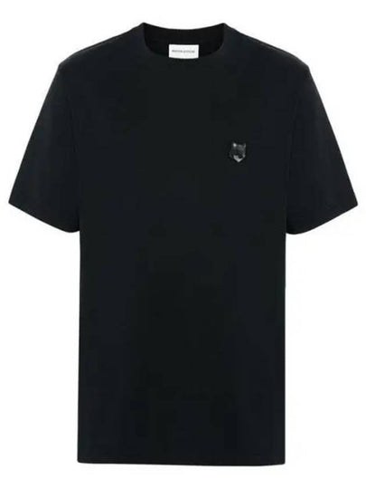 Bold Fox Head Patch Comfort Short Sleeve T-Shirt Black - MAISON KITSUNE - BALAAN 2