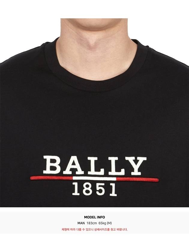 Men s short sleeve t shirt M5OU739F 7S319 00 - BALLY - BALAAN 5