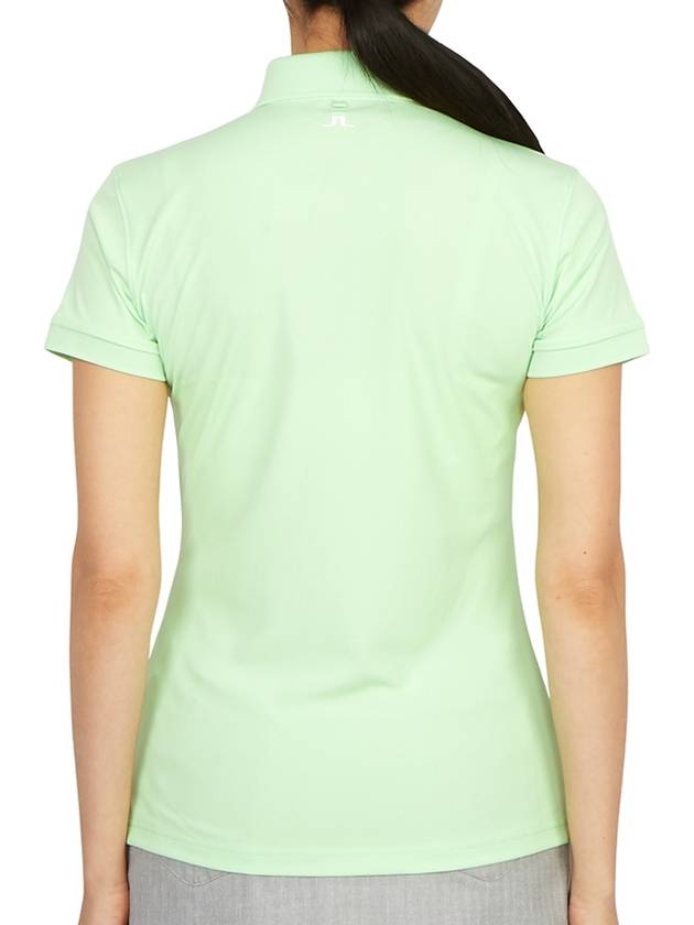 Tour Tech Short Sleeve Polo Shirt Patina Green - J.LINDEBERG - BALAAN 5