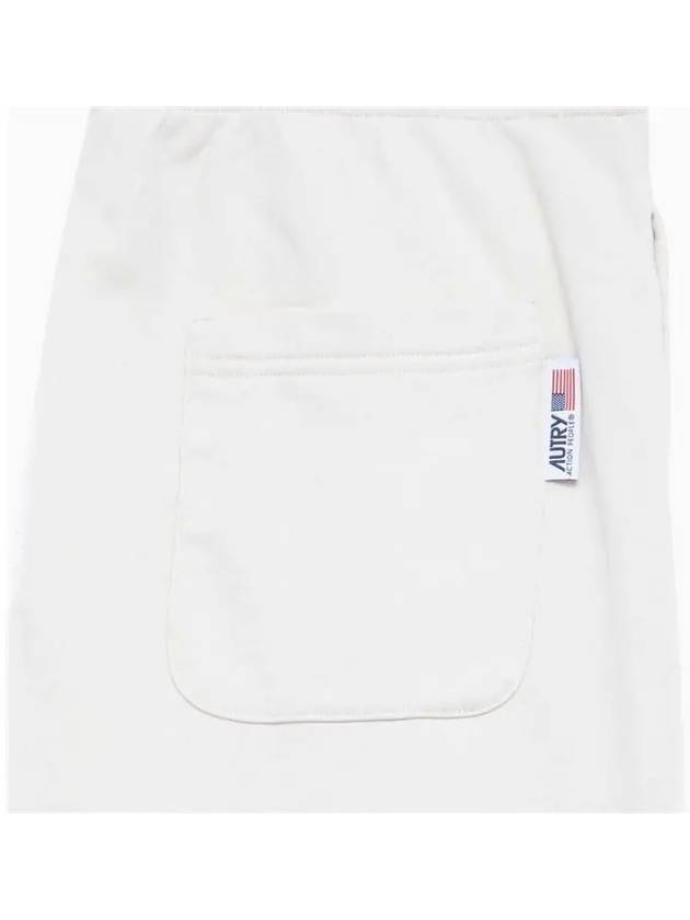 Logo Patch Track Pants White - AUTRY - BALAAN 3