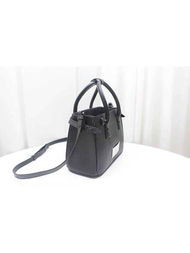 Maison Margiela 5AC Drawstring Small Tote Shoulder Bag Black SB3WD0005 - MAISON MARGIELA - BALAAN 3