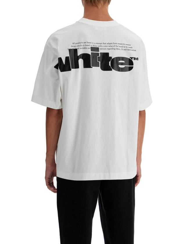 Shared Logo Short Sleeve T-Shirt White - OFF WHITE - BALAAN 4