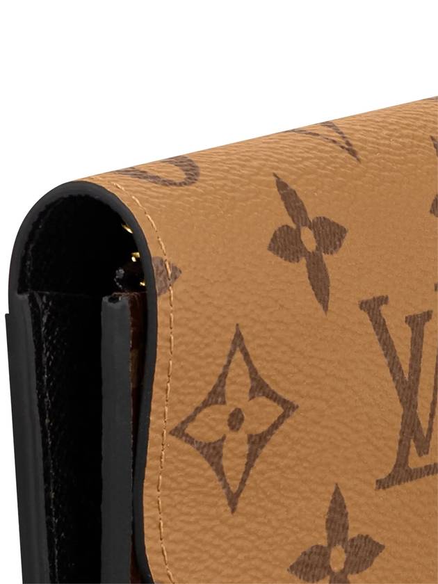 Emily Monogram Reverse Canvas Long Wallet Brown - LOUIS VUITTON - BALAAN 6