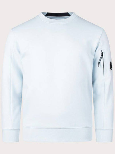 Diagonal Raised Fleece Sweatshirt Blue - CP COMPANY - BALAAN 2