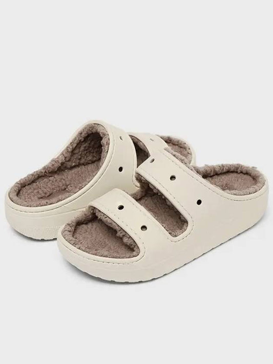 Classic Cozy Sandals Fur Indoor Shoes Bon 207446 2YC - CROCS - BALAAN 2