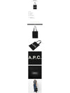 Logo Denim Eco Tote Bag Black - A.P.C. - BALAAN 3