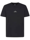 30/1 Jersey Graphic Short Sleeve T-Shirt Black - CP COMPANY - BALAAN 3