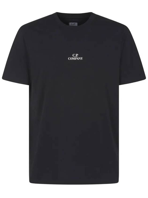 30/1 Jersey Graphic Short Sleeve T-Shirt Black - CP COMPANY - BALAAN 3