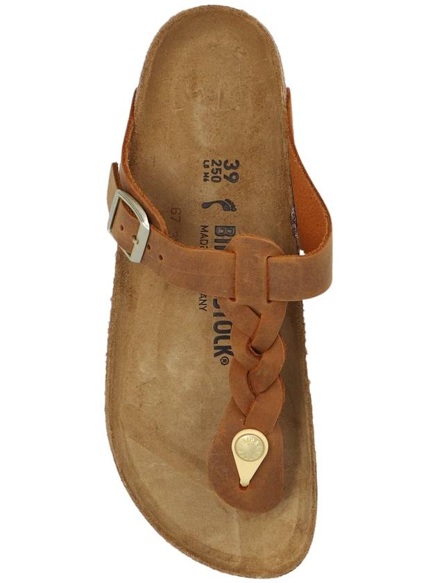 braided suede slider sandals 1021336 - BIRKENSTOCK - BALAAN 7