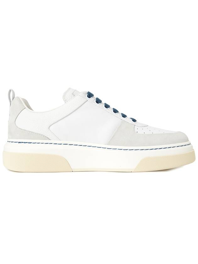 Ferragamo Men's Sneakers CASSINA LOW BIANCO 0758147 - SALVATORE FERRAGAMO - BALAAN 4